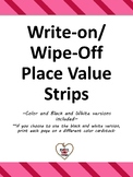 Write-On, Wipe-Off Place Value Strips