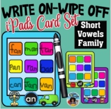 Short Vowels Family Mats -  Write On-Wipe Off