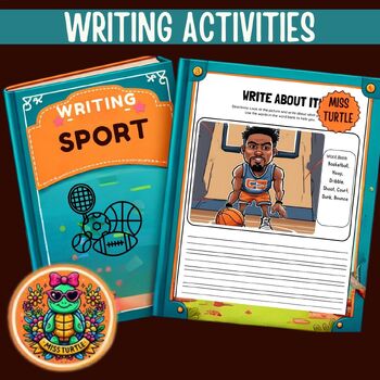 Preview of Write Prompts : Sports-Themed Writing Worksheets for Young Athletes