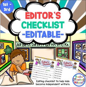 Preview of Write, Revise, & Edit - Independent Writing Reference for Kids