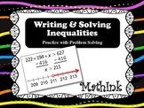 Write, Solve, and Graph Inequalities