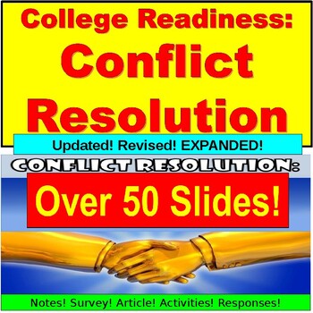 Preview of Conflict Resolution PowerPoint, Google Slides for the avid learner
