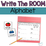 Write The Room Alphabet  - leveled recording sheets - Lett