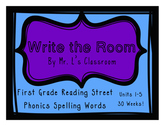 Write The Room: First Grade Reading Street Phonics Units 1