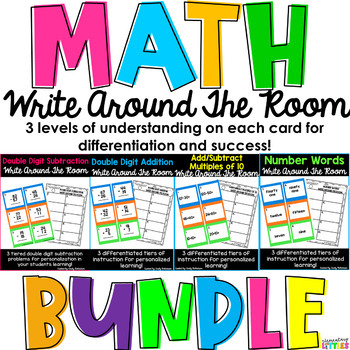 Preview of Write The Room MATH-Bundle