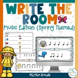Write The Room Music Rhythm Bundle (Spring Themed)