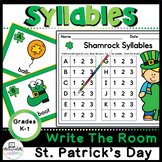 Write The Room Shamrock Syllables St. Patrick's Day March 