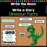 Dinosaur Literacy Activity Write the Room to Write a Story