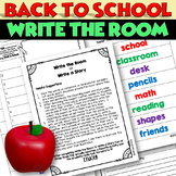 Write The Room to Write A Story | Back to School Writing Activity