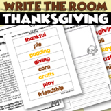 Write The Room to Write A Story Thanksgiving Writing