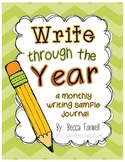 Write Through The Year {A Monthly Writing Sample Journal}