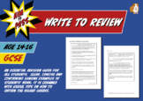 Write To Review For GCSE English (14-16 years)