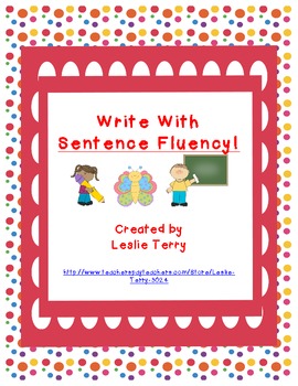 Preview of Write With Sentence Fluency with Digital Activity