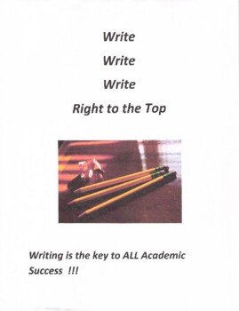 Preview of Write, Write, Write, Right to the Top!