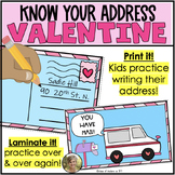 Write Your Address Valentine - Fun Practice - Kindergarten