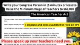 Write Your Congress Person-The American Teacher Act