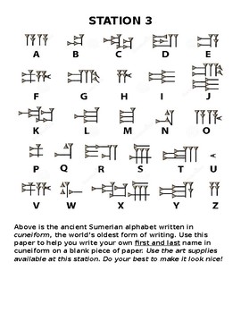 Preview of Write Your Name in Cuneiform