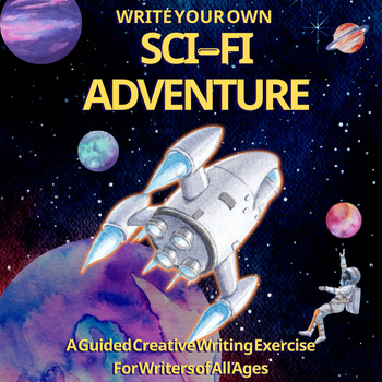 Preview of Write Your Own Scifi Adventure Game Creative Writing Game
