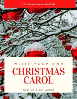 Preview of Write Your Own Christmas Carol: A Christmas Composition and Activity Pack