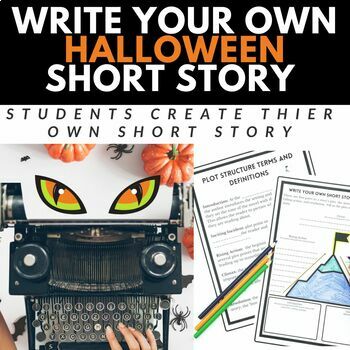 Preview of Write Your Own Halloween Short Story - A Middle School Short Story Unit