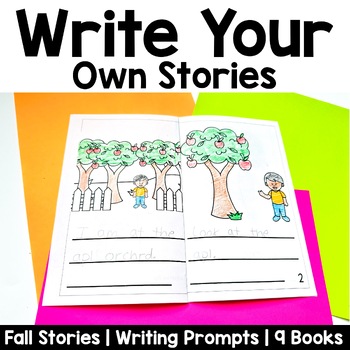 Preview of Write Your Own Fall Stories | Kindergarten Writing Prompts