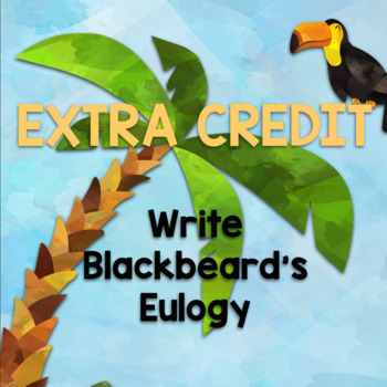 Preview of Write a Eulogy for Blackbeard FREEBIE