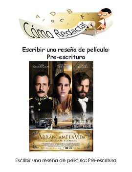 Preview of Write a Film Review in Spanish | Escribe una reseña de película o filme