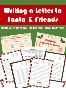 Preview of Write a Letter to Santa & Friends | CHRISTMAS HOLIDAY ACTIVITY