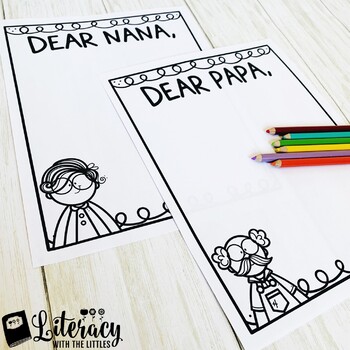 write a letter to your grandparents free printable letter writing templates