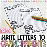 Write a Letter to Your Grandparents | Free Printable Lette