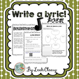 Write a Lyric Poem!