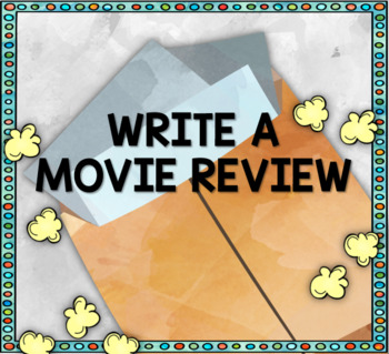 Preview of Write a Persuasive Movie Review FREEBIE!