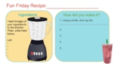 Write a Recipe! (Smoothie)