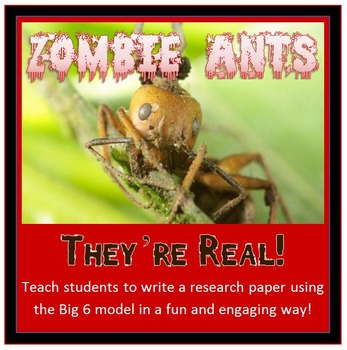 Preview of Distance Learning  PREZI + Write a Research Paper Big 6 Model--ZOMBIE ANTS