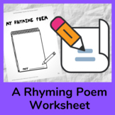 Social and Emotional Learning Writing Prompt: Write a Rhym