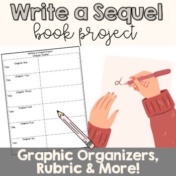 Preview of Write a Sequel Project for ANY Book or Novel Study | No Prep Digital + Printable