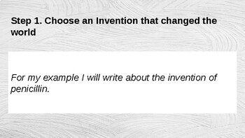 essay writing on invention