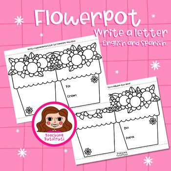 Preview of Write a Spring letter Activity  {By Teaching Tutifruti}