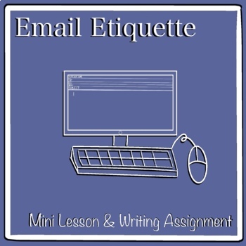 Preview of Write an Email to a Teacher (Email Writing Review Assignment & Mini Lesson)