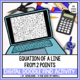 Write an Equation of a Line From Two Points Digital Doodle