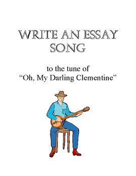 Preview of Write an Essay Song