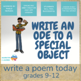 Write an Ode to a Special Object - Grades 9-12
