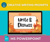 Write and Discuss: November Creative Writing Prompts