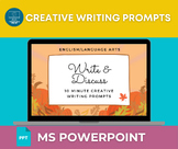 Write and Discuss: September Creative Writing Prompts