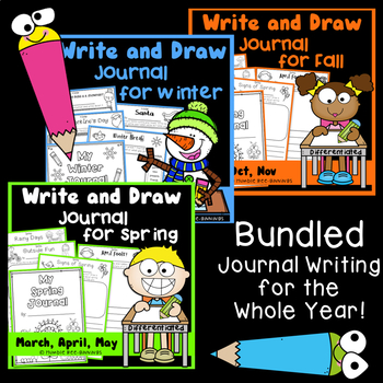 Preview of Journal Writing - Write and Draw Bundle