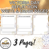 Write and Draw Pages Victoria Day Long Weekend Reflection 