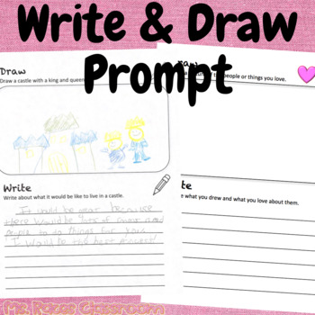 Write and Draw Prompts - 80 Pages - Daily Writing Activity | TpT