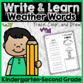 Write and Learn: Weather Words
