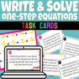 Write and Solve One-Step Equations with Word Problems
