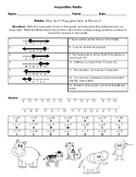 Write and Translate Inequalities Riddle Worksheet